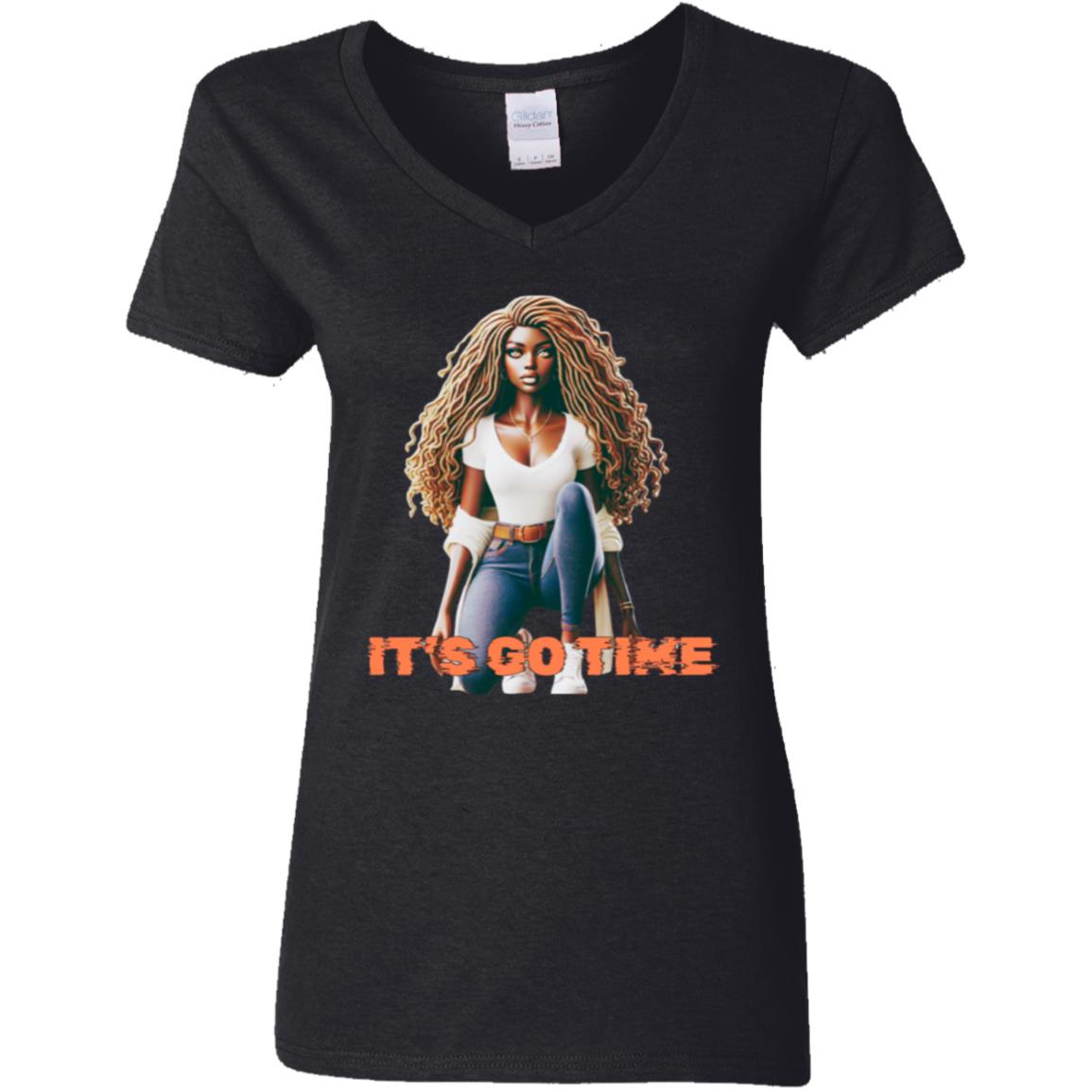 IT'S GO TIME V-Neck T-Shirt