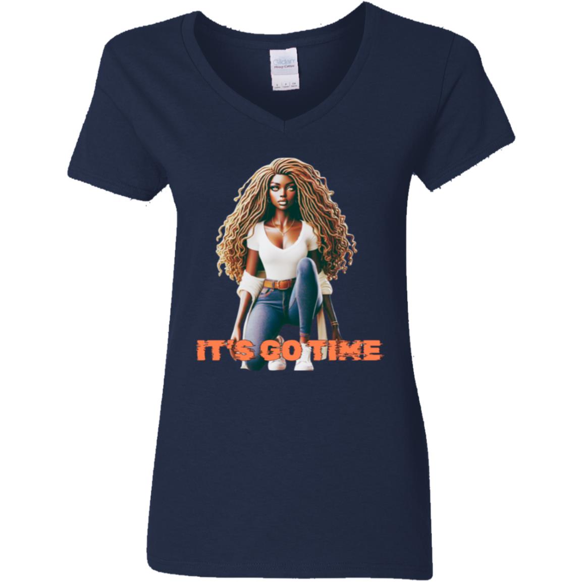 IT'S GO TIME V-Neck T-Shirt